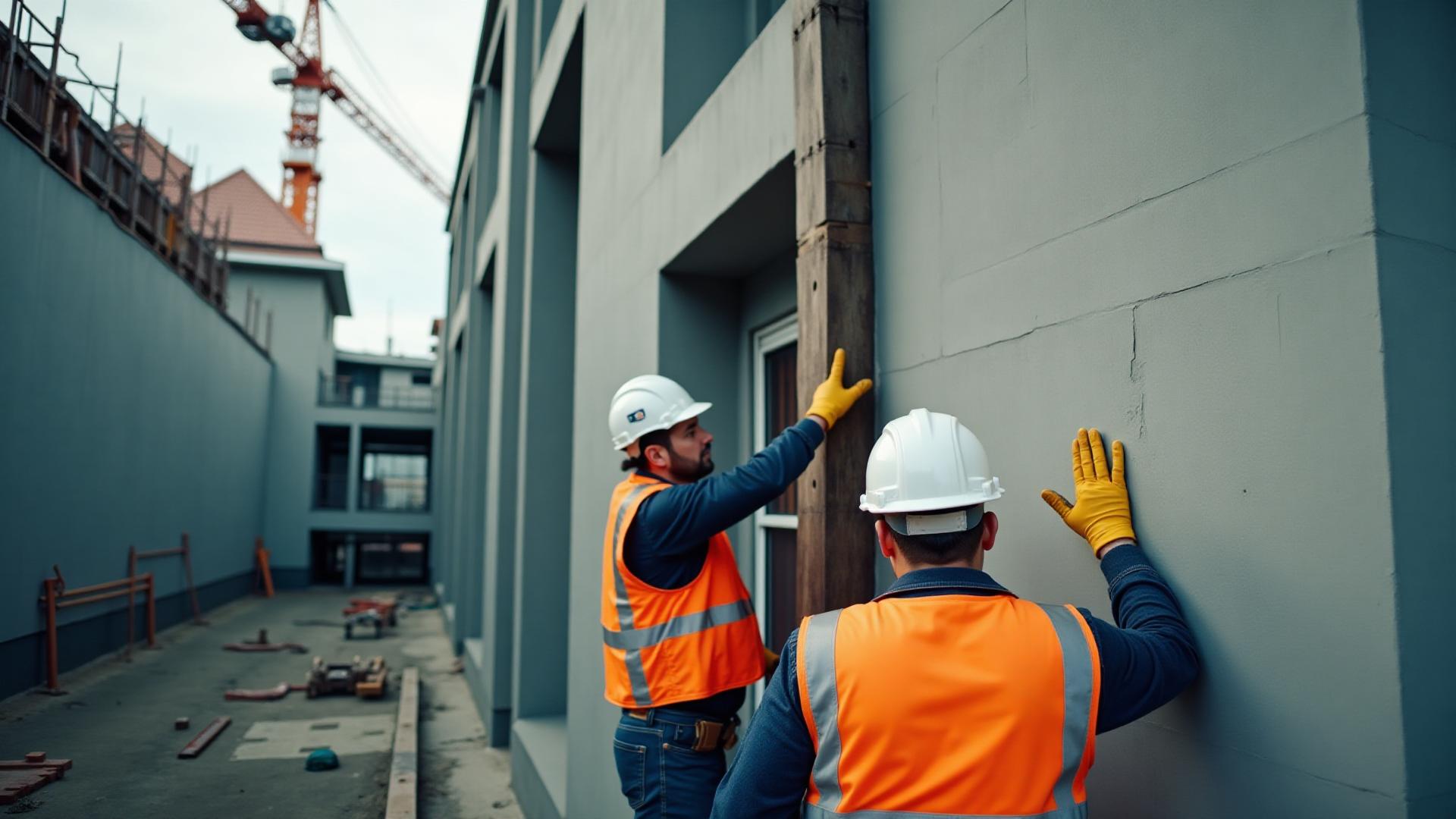Professional construction sealing work